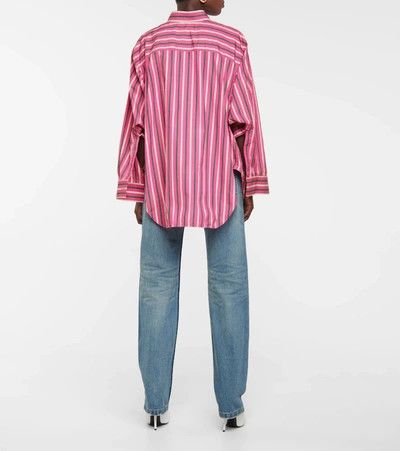 Balenciaga o1s1wg111124 BB Corp Twisted Swing Shirt in Multicolor Size XXS / US 00 / IT 34 - 3 Thumbnail