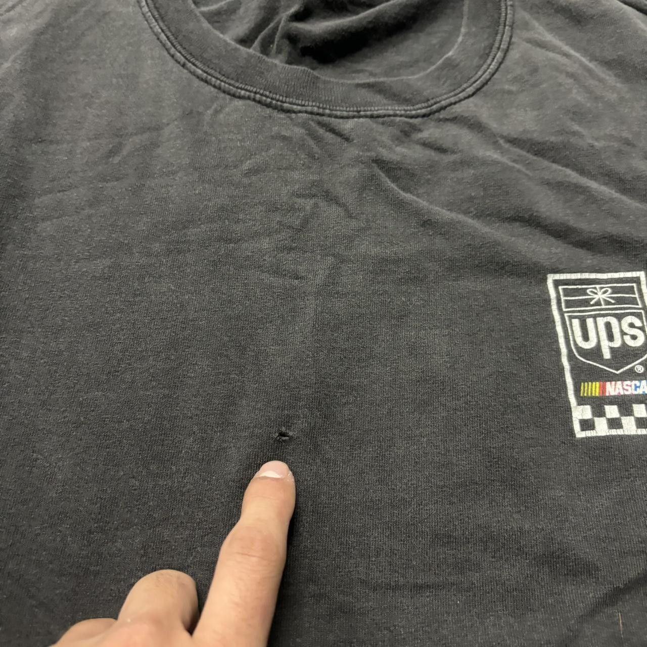 NASCAR × Vintage Crazy Vintage Y2K/2000s Faded UPS NASCAR Essential Tee! Size US XL / EU 56 / 4 - 4 Thumbnail
