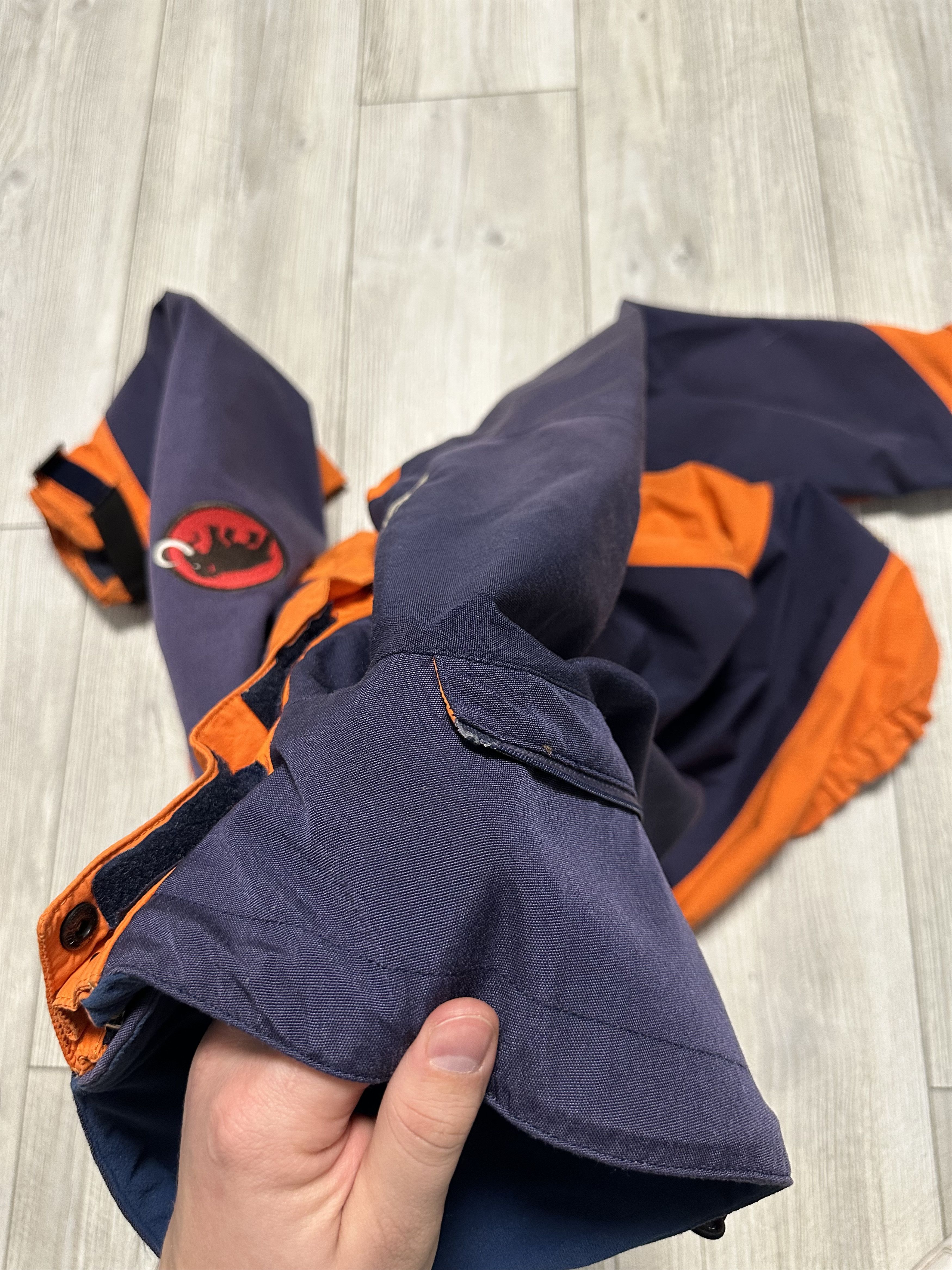 Mammut Mammut Extreme Vintage Orange & Blue Nylon Gore-Tex Jacket Size US L / EU 52-54 / 3 - 13 Thumbnail
