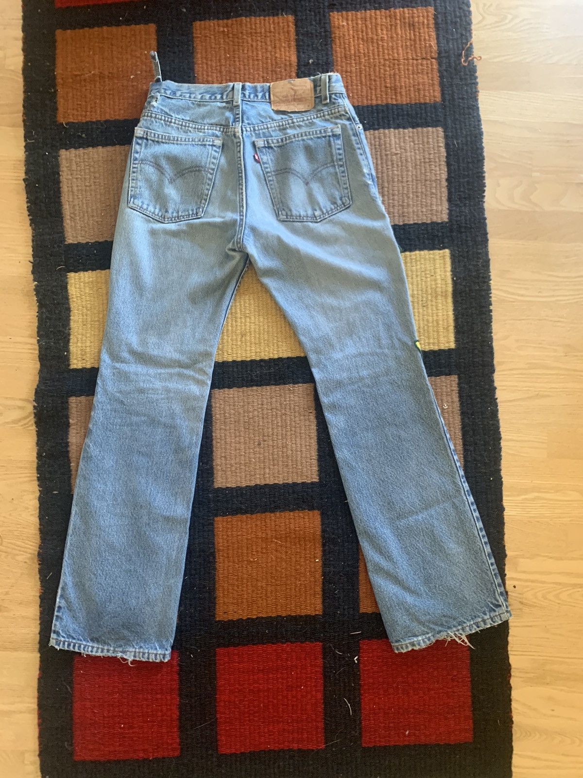 Levi's Vintage 80s Levi’s 517 patchwork denim Size US 29 - 2 Thumbnail