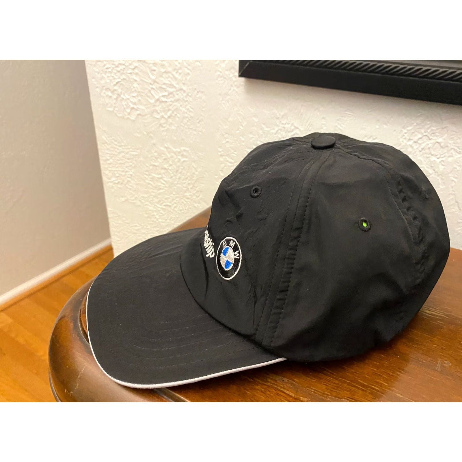 Adidas Adidas BMW Championship logo Black White Polyester Ball Cap Golf Hat Adult One Size Cap Black Adidas Logo Golf Hat Size ONE SIZE - 5 Thumbnail