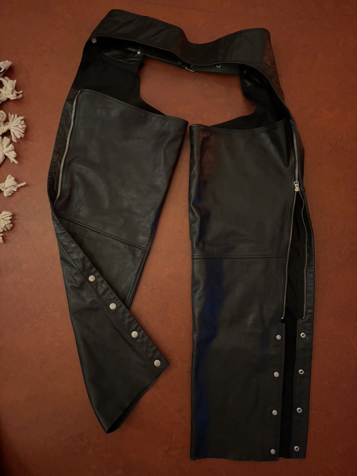 Our Legacy Our Legacy Leather Chaps Size 48R - 2 Thumbnail