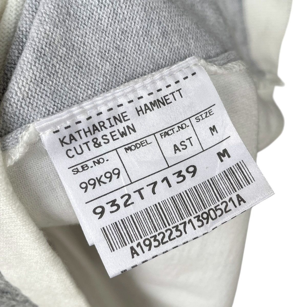 Katharine Hamnett London Katharine Hamnett London Cut & Sew Patterned Tee Size US M / EU 48-50 / 2 - 6 Thumbnail