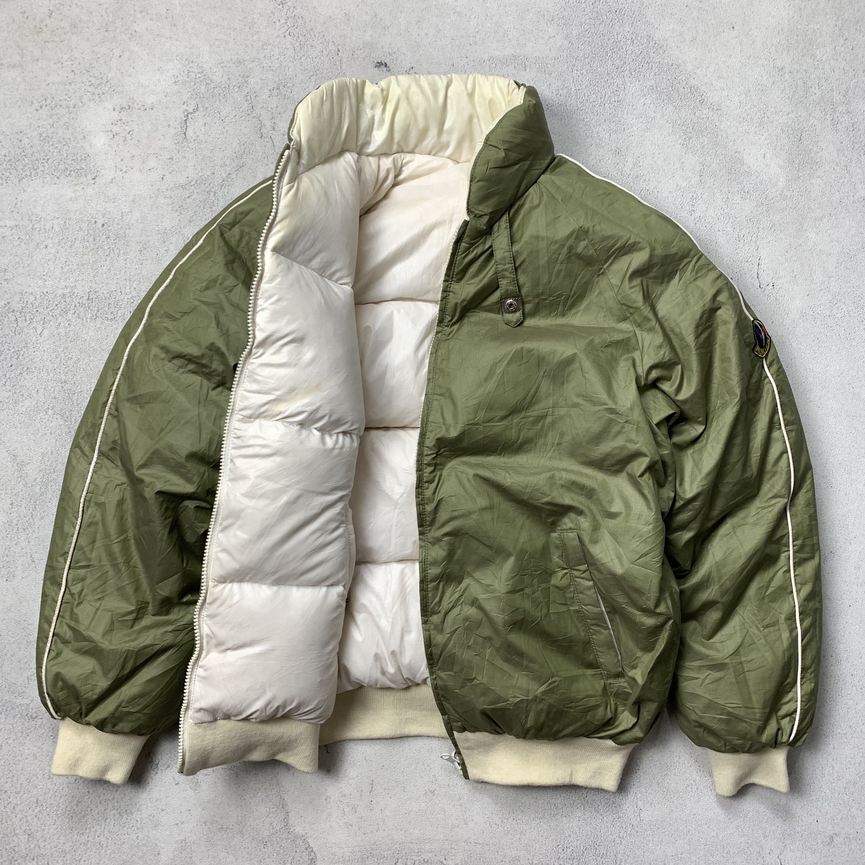 Reversible Moncler Puffer Goose Down Jacket 90s