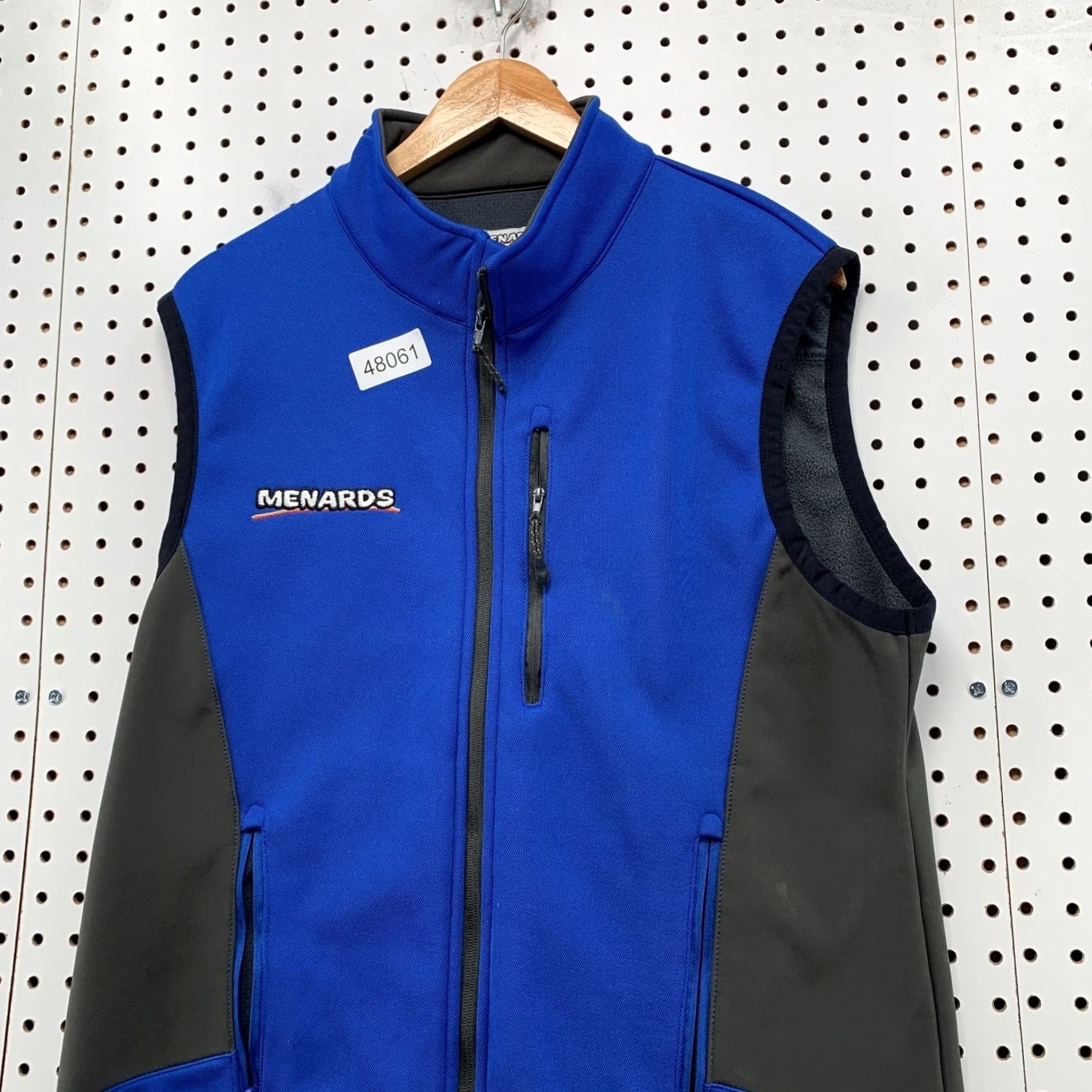 Vintage Menards Work Vest Jacket Mens M Blue Sleeveless Uniform Vest Size US M / EU 48-50 / 2 - 6 Thumbnail