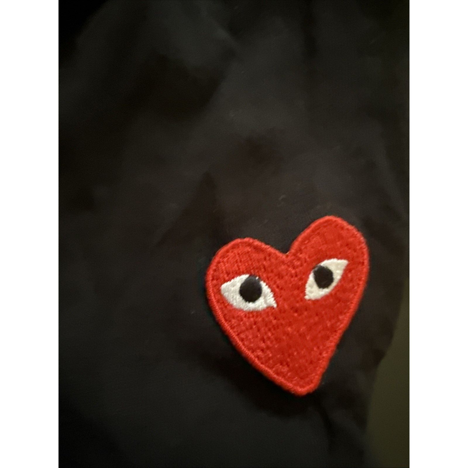 Comme des Garcons CDG BLACK Basic Heart Logo Small PLAY Tops Comme Des Garcons Size US S / EU 44-46 / 1 - 4 Thumbnail