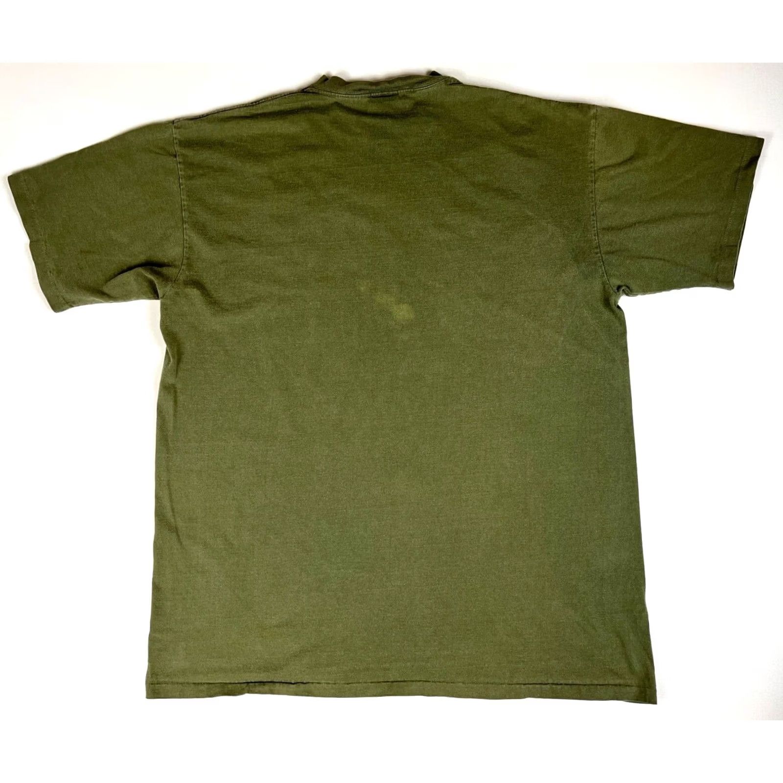 Vintage VINTAGE Men's Door County Wisconsin Planet Earth T-Shirt Size L Green Crew Neck Short Sleeve 1990s Fish Nature Mens Size US L / EU 52-54 / 3 - 2 Thumbnail