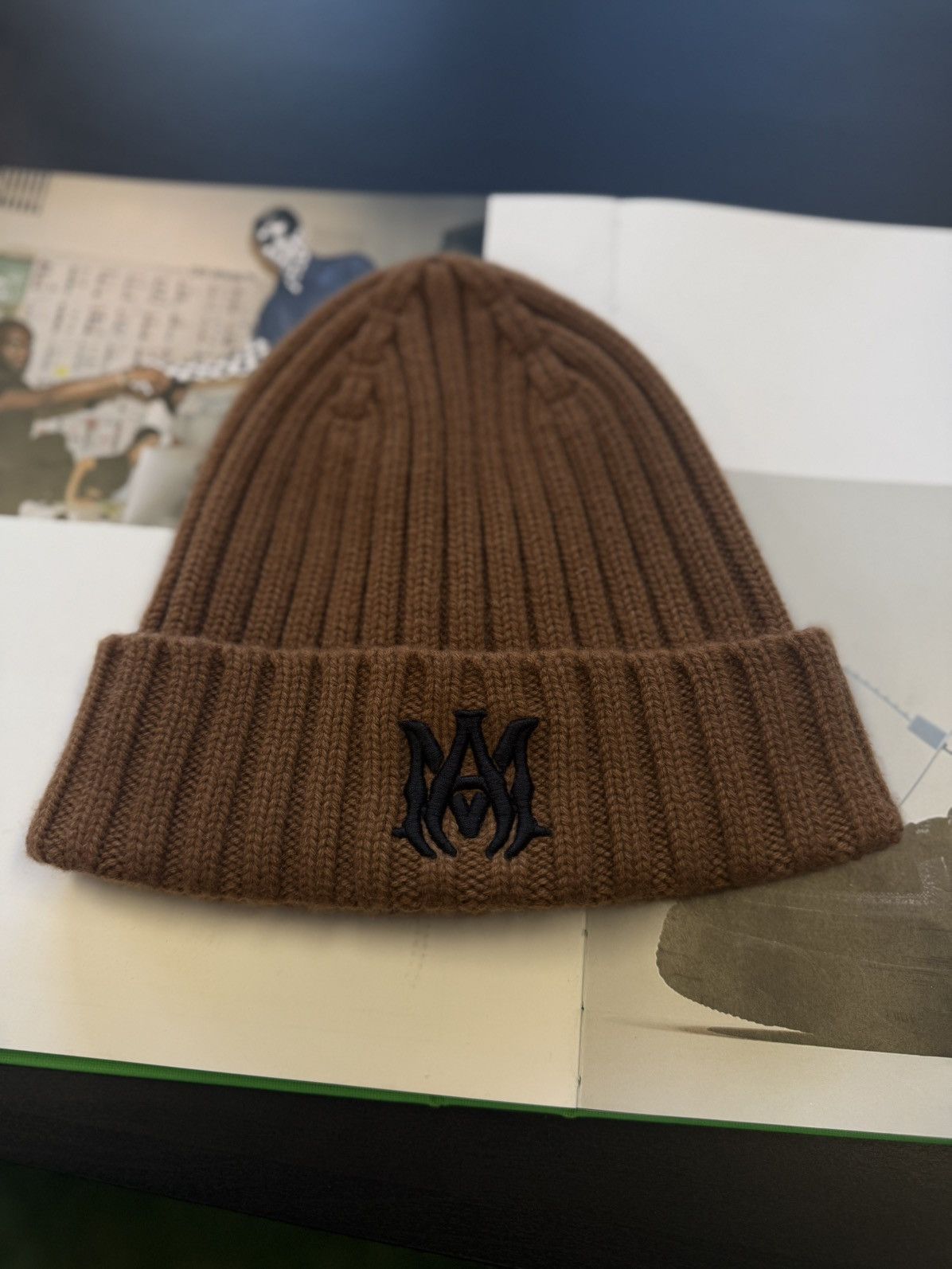 Amiri Amiri Beanie Brown New With Tags $390 Retail Size ONE SIZE - 5 Thumbnail