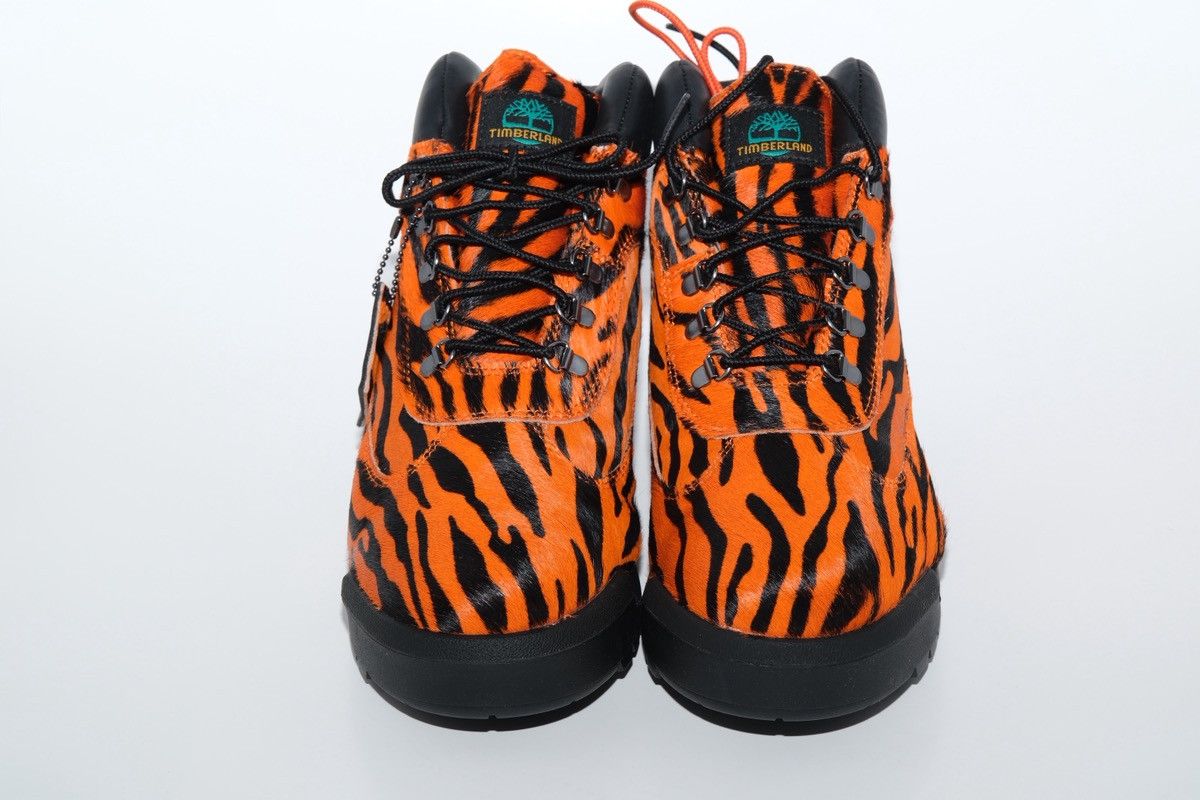 Supreme × Timberland Timberland Supreme Field Boot Tiger Mens 8.5 Orange Zebra Size US 8.5 / EU 41-42 - 2 Thumbnail