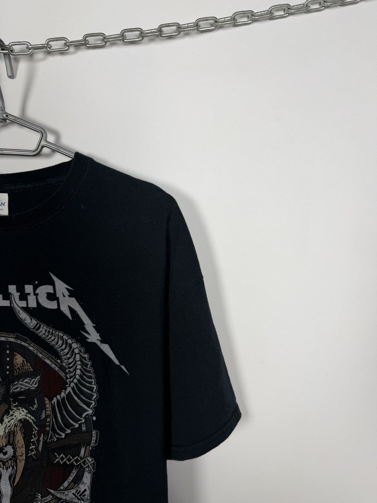 Metallica Men’s Metallica Viking Logo Rock Band T-Shirt Vintage Tee XL Size US XL / EU 56 / 4 - 2 Thumbnail