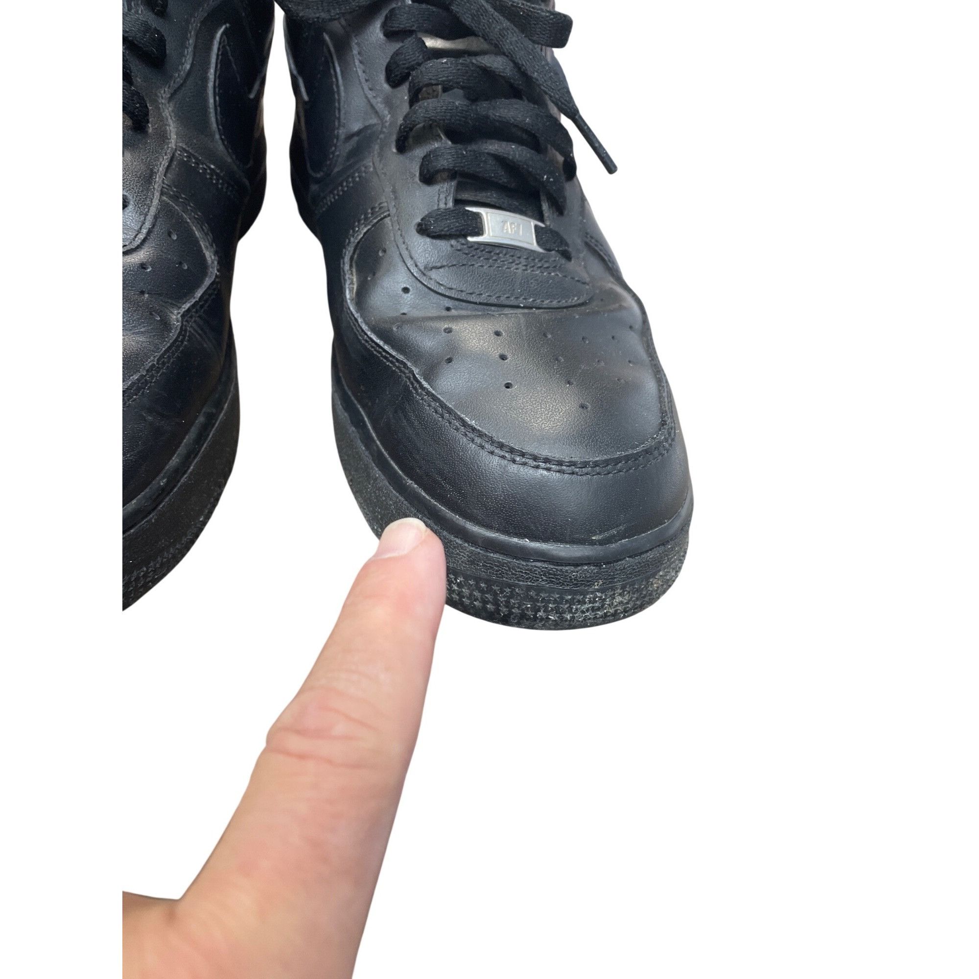 Nike Nike CW2288-001 Air Force 1 '07 Triple Black Sneakers Sz 14 Size US 14 / EU 47 - 14 Thumbnail