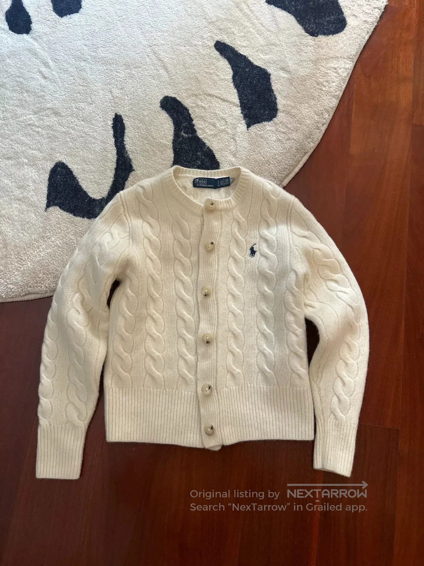 Polo Ralph Lauren Ralph Lauren POLO Cable Knit Cardigan. Size S / US 4 / IT 40 - 1 Thumbnail