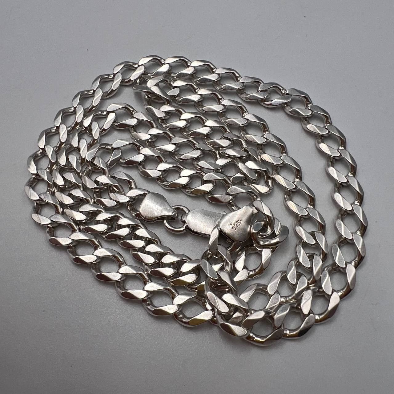 Sterling Silver Fine Vintage Sterling Silver 925 chain necklace Signed 34.8g Size ONE SIZE - 4 Thumbnail