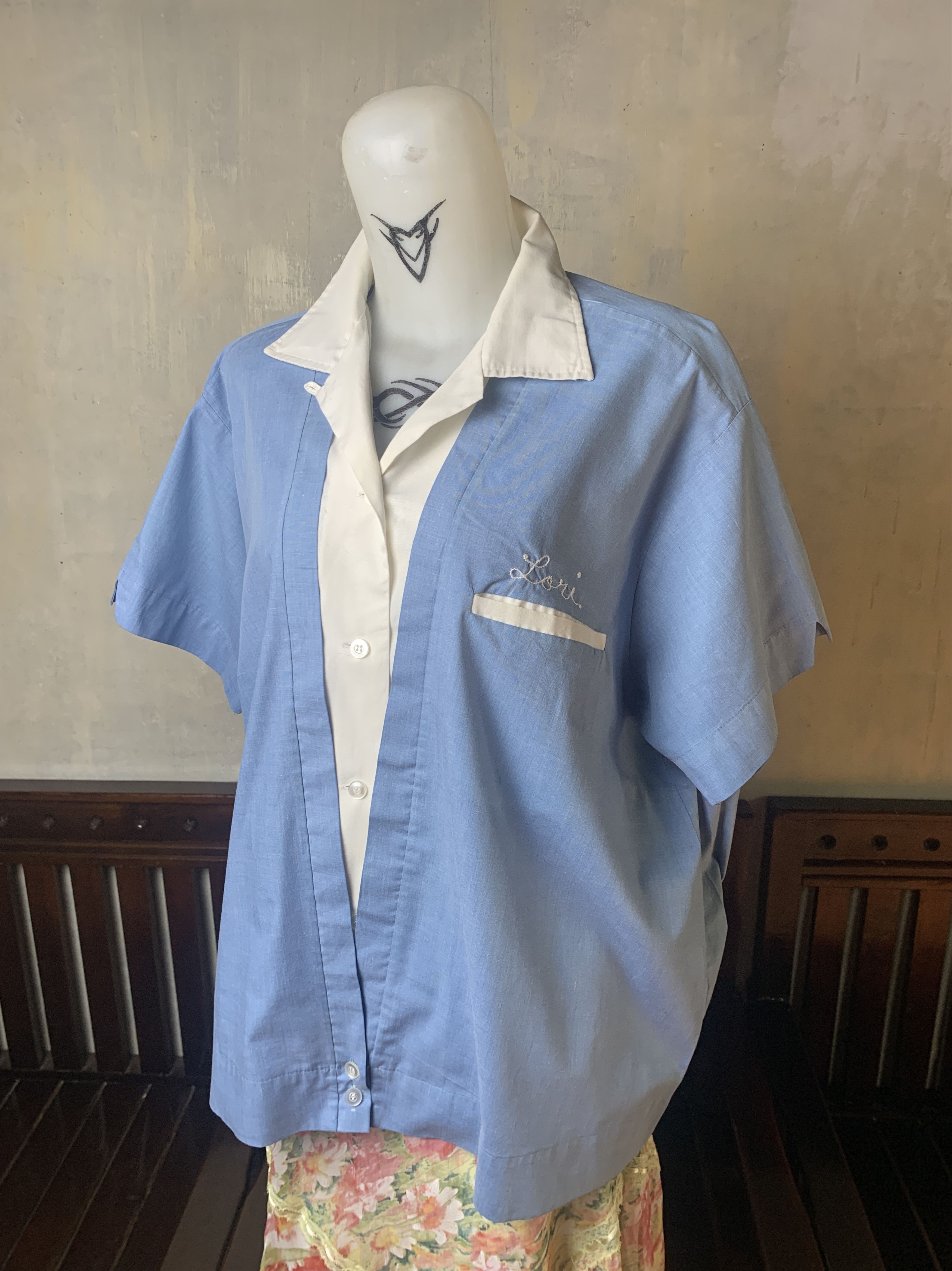 Dunbrooke 1990s Dunbrooke Braveheart Bowling Shirt (L) Size L / US 10 / IT 46 - 2 Thumbnail