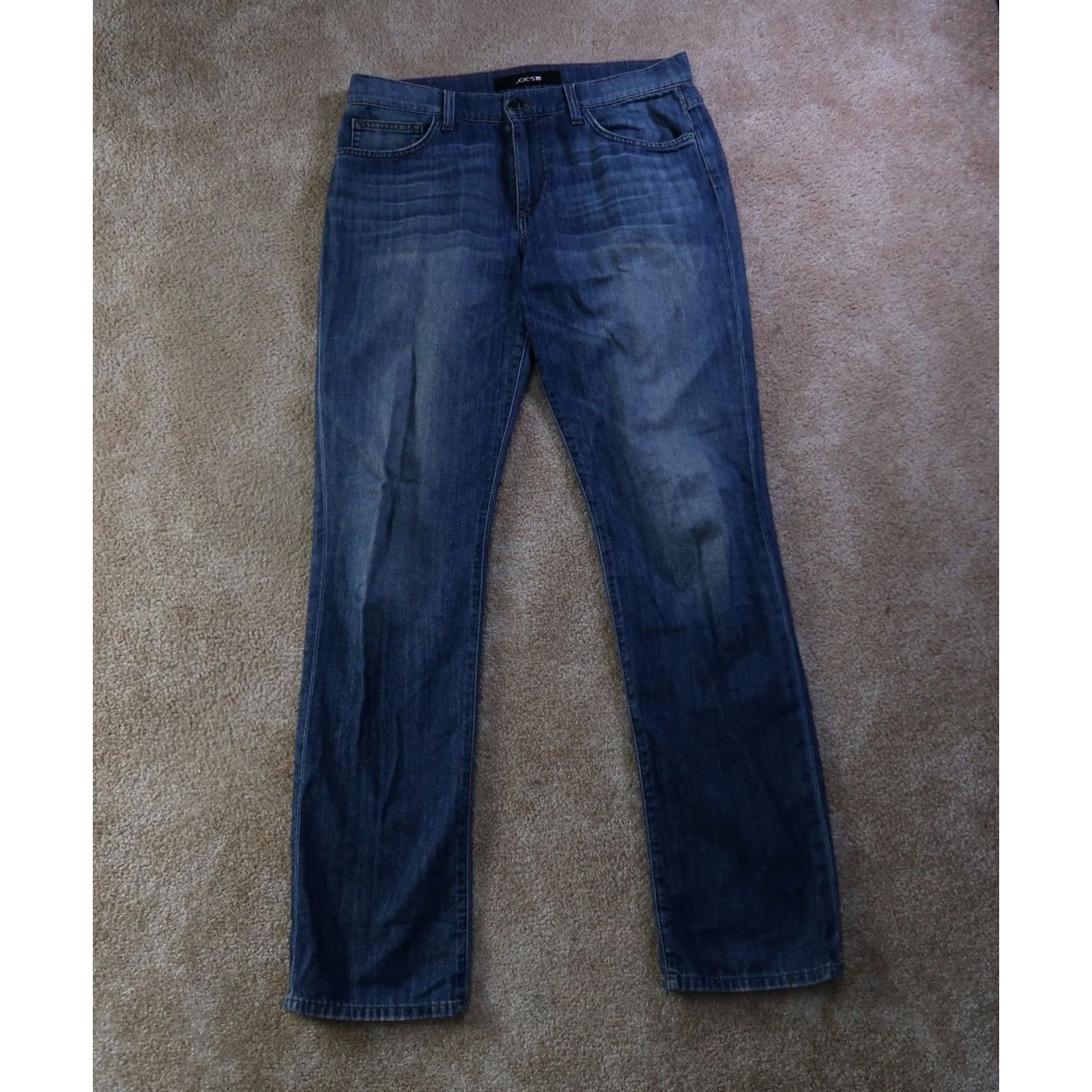 Vintage Joes Jeans Mens 33x34 Blue Straight Leg Denim Jeans Size US 33 - 2 Thumbnail