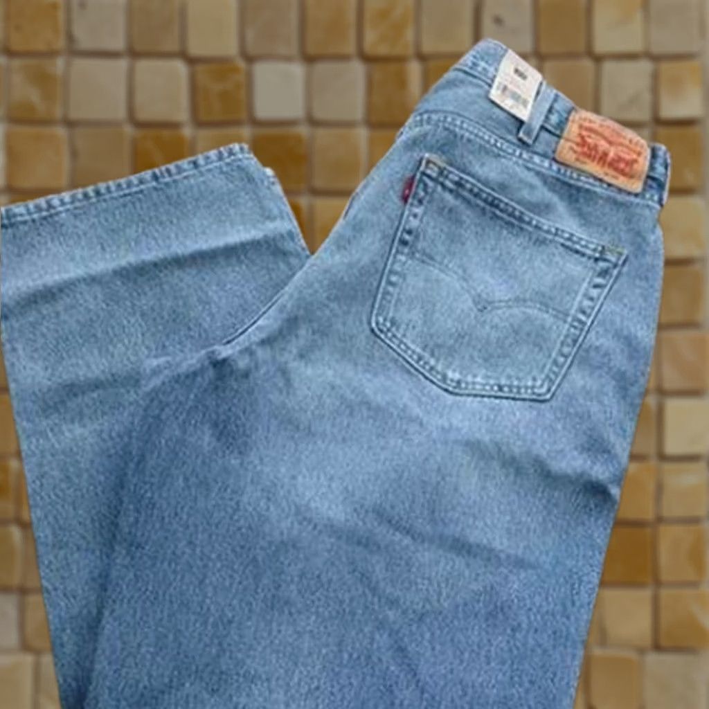 Levi's VINTAGE Levis 550 Relaxed Jeans Blue 40 X 30 Mens Size US 40 / EU 56 - 1 Preview