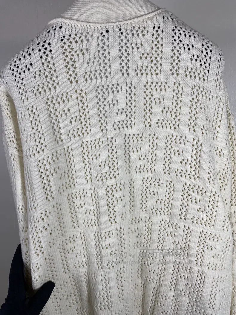 Fendi Fendi Lace-up Openwork Cardigan Size XS / US 0-2 / IT 36-38 - 3 Thumbnail