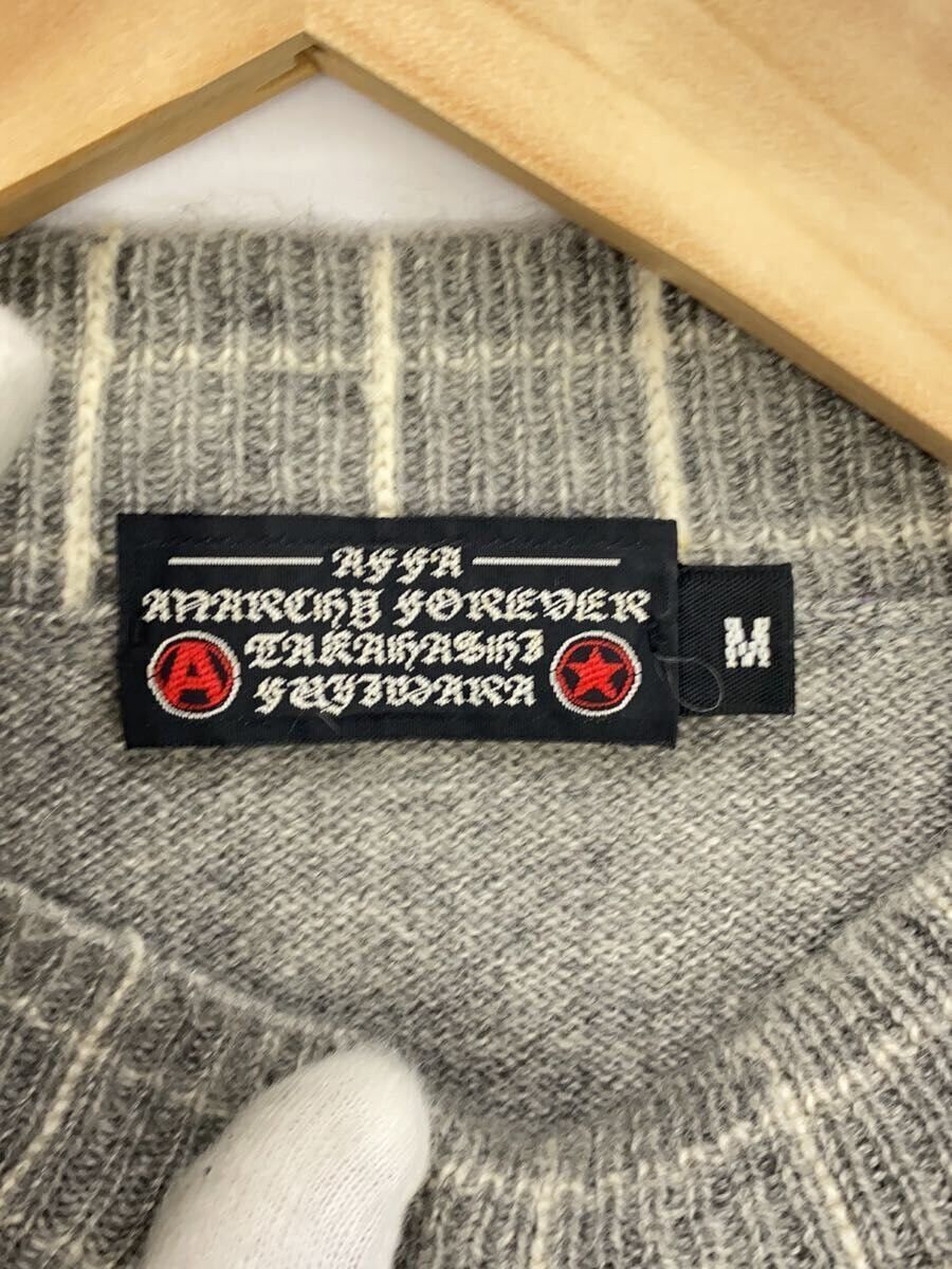 Undercover Undercover x AFFA Concord Check Cashmere Sweater Grey Size US M / EU 48-50 / 2 - 3 Thumbnail