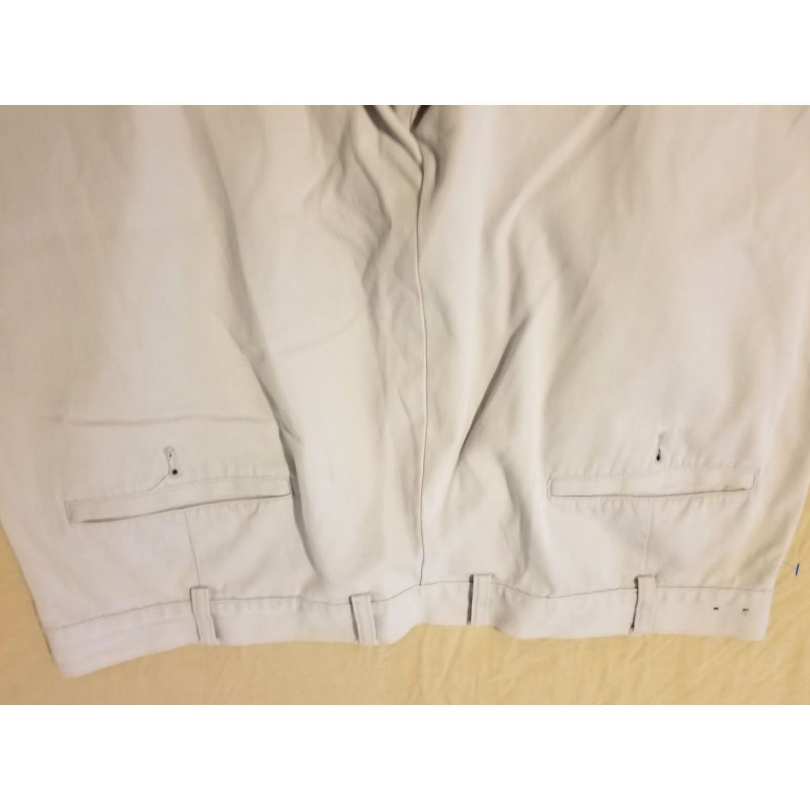 Brooks Brothers Brooks Brothers Dress Mens 40 Gray Khaki Pants 40x32 Cotton Slack Chino Trouser 42x32 Size US 40 / EU 56 - 2 Thumbnail