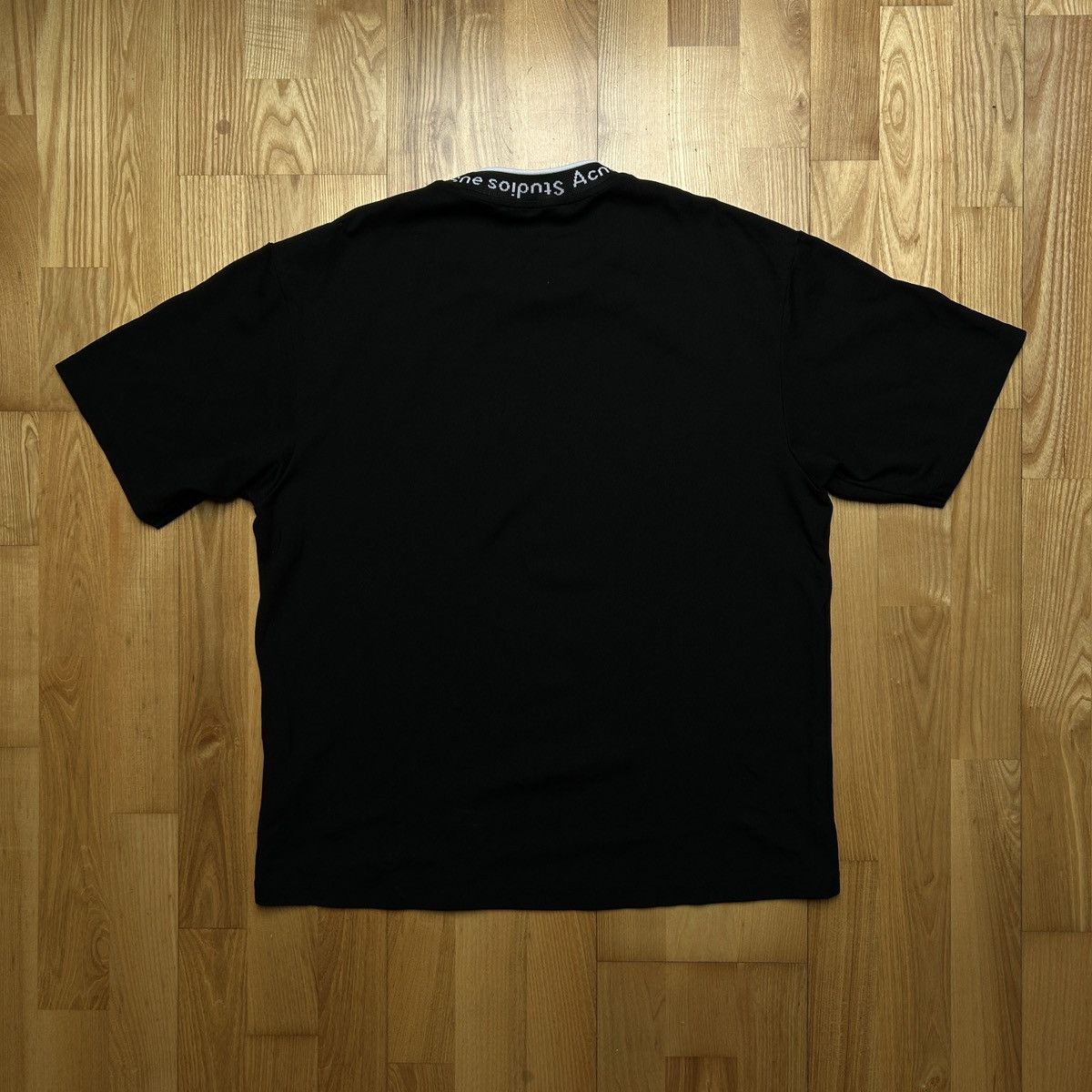Acne Studios Acne Studios Logo rib tee black Size US M / EU 48-50 / 2 - 5 Thumbnail