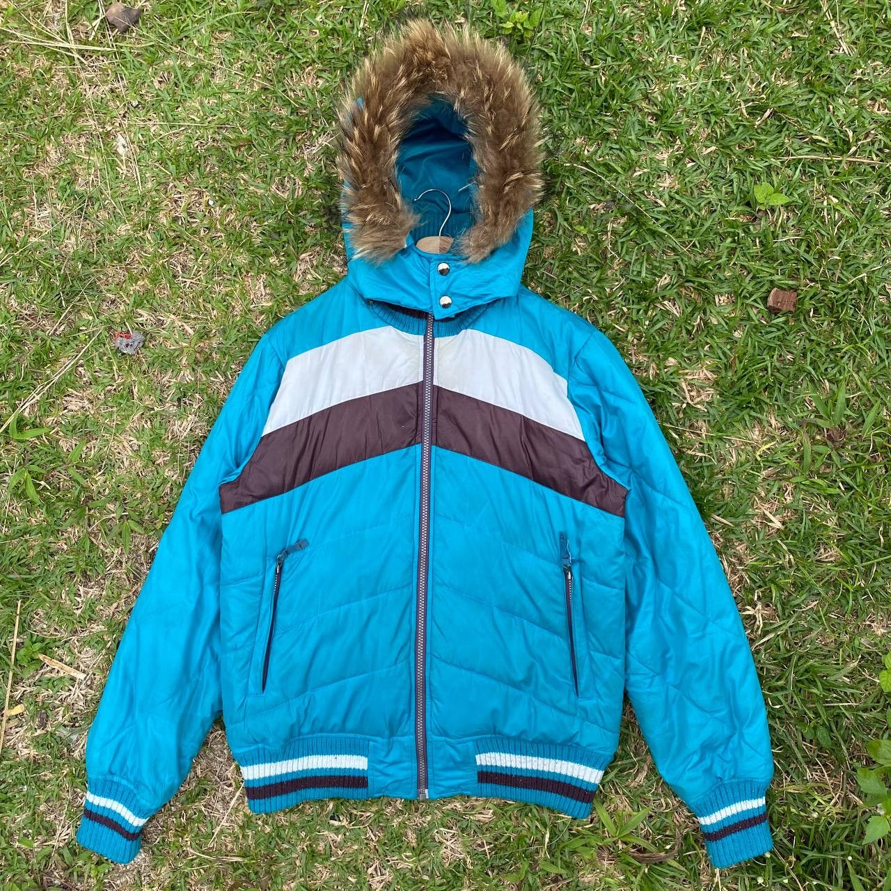 If Six Was Nine Vintage Bomber Fur ifsixwasnine LGB Puffer Jacket Mohair Y2K Size US M / EU 48-50 / 2 - 1 Thumbnail