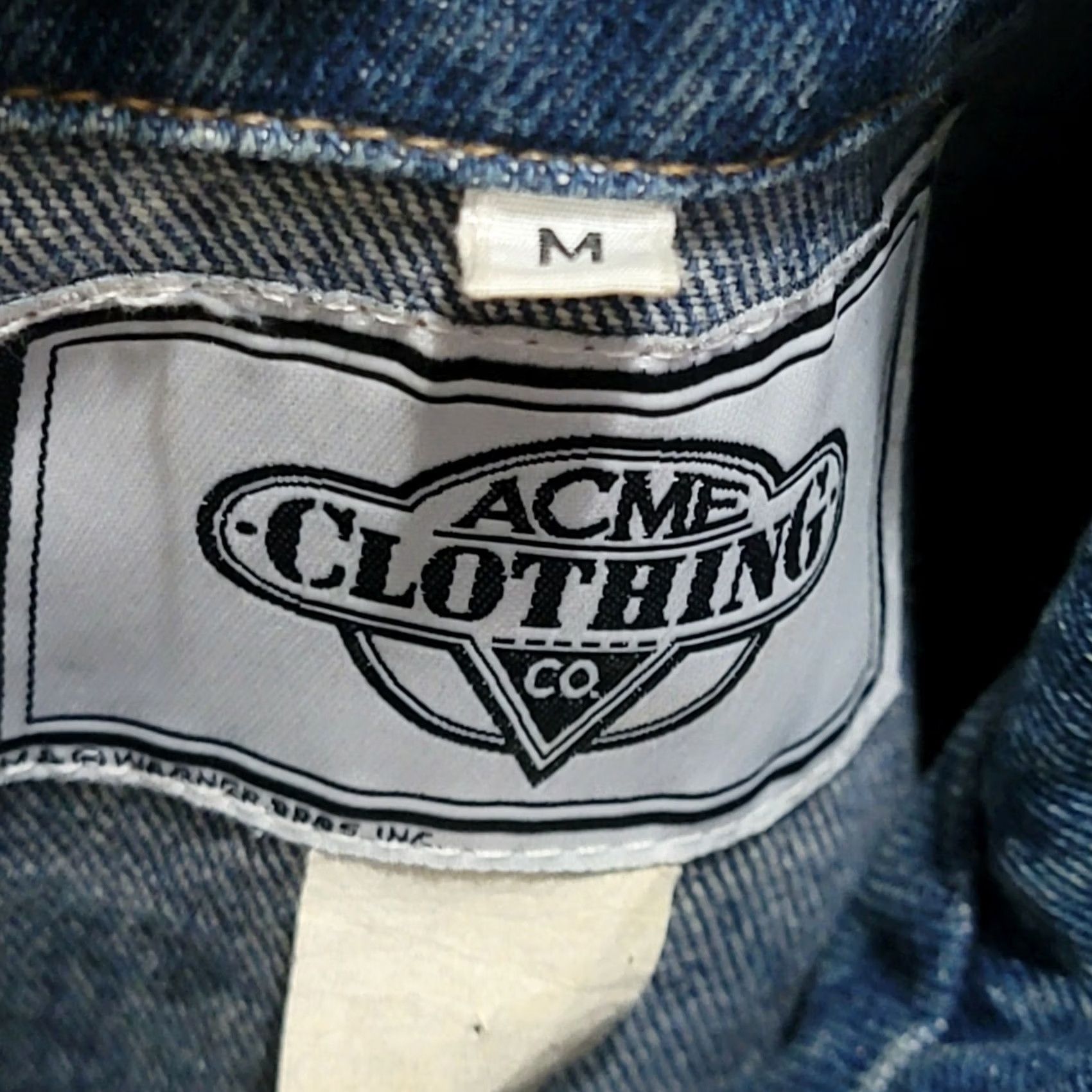 Vintage VINTAGE Warner Bros. Taz Harley Davidson Denim Jacket M Men Blue 1997 Jacket Denim Jean Ski? Size US M / EU 48-50 / 2 - 4 Thumbnail