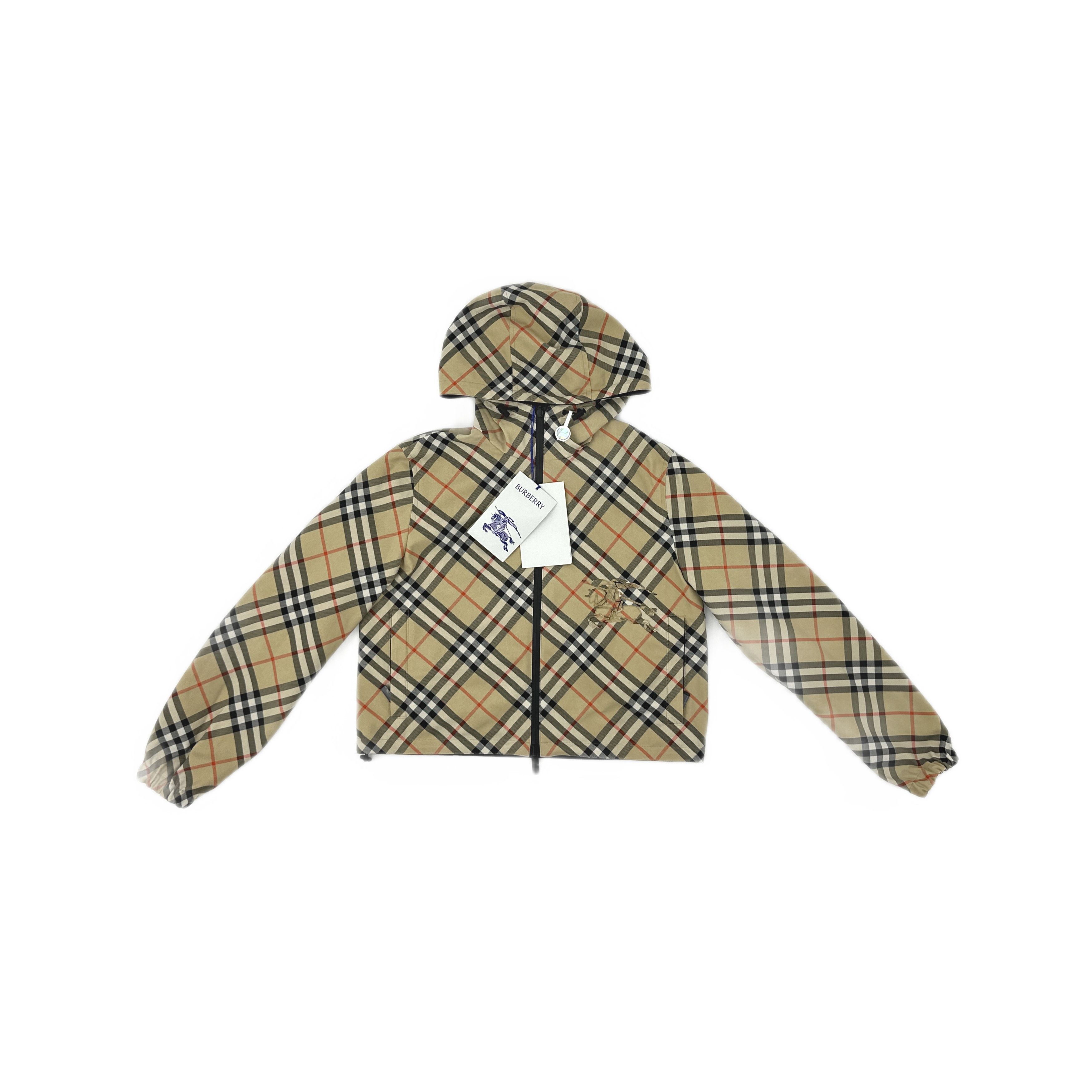 Burberry Burberry Reversible Check Hooded Jacket Size S Size S / US 4 / IT 40 - 1 Thumbnail
