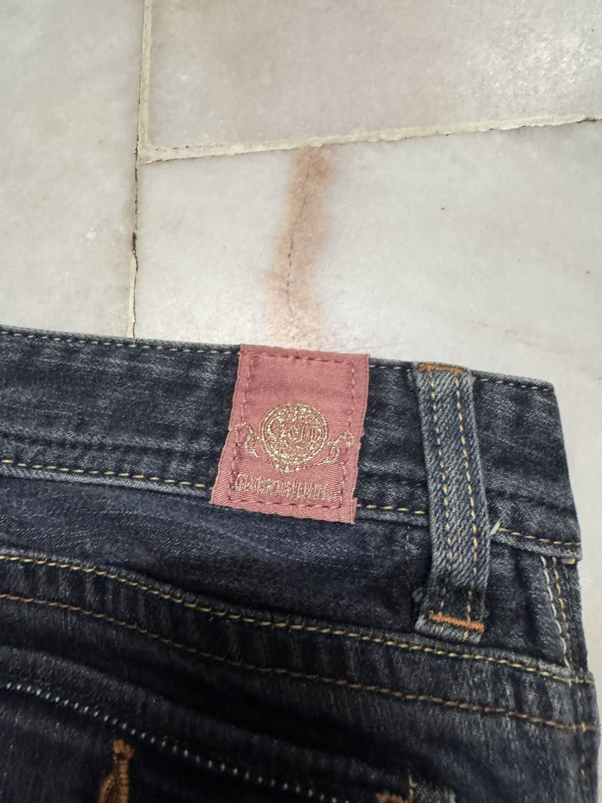 Tornado Mart VINTAGE 2000s GEORGIA BELL BOTTOM BOOTCUT MUD-WASHED Size US 28 / EU 44 - 12 Thumbnail