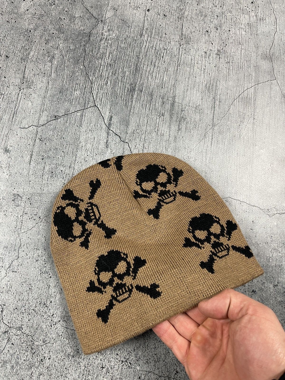 Oakley × Vintage Vintage beanie hat with skull Oakley style Size ONE SIZE - 2 Thumbnail