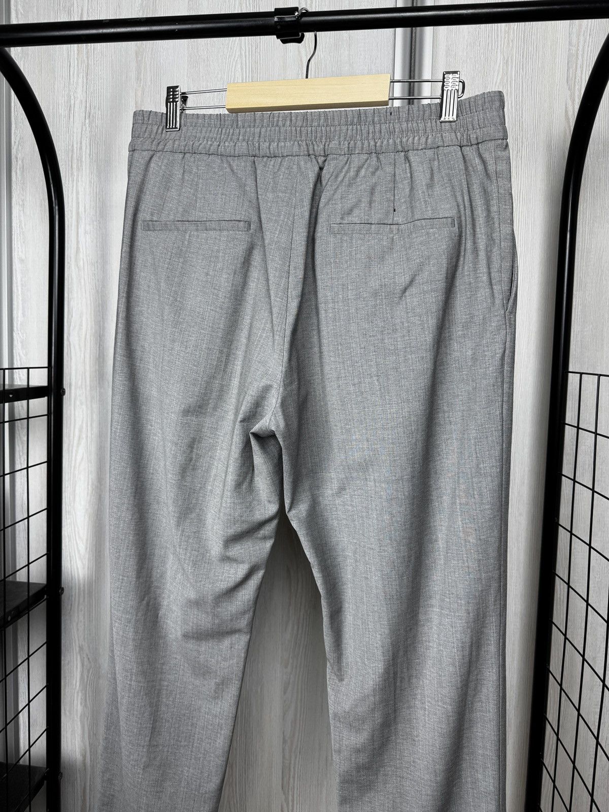 Hugo Boss HUGO BOSS PERFORMANCE Gray HOWARD Slim Fit Flat Front Pants Size US 34 / EU 50 - 6 Thumbnail