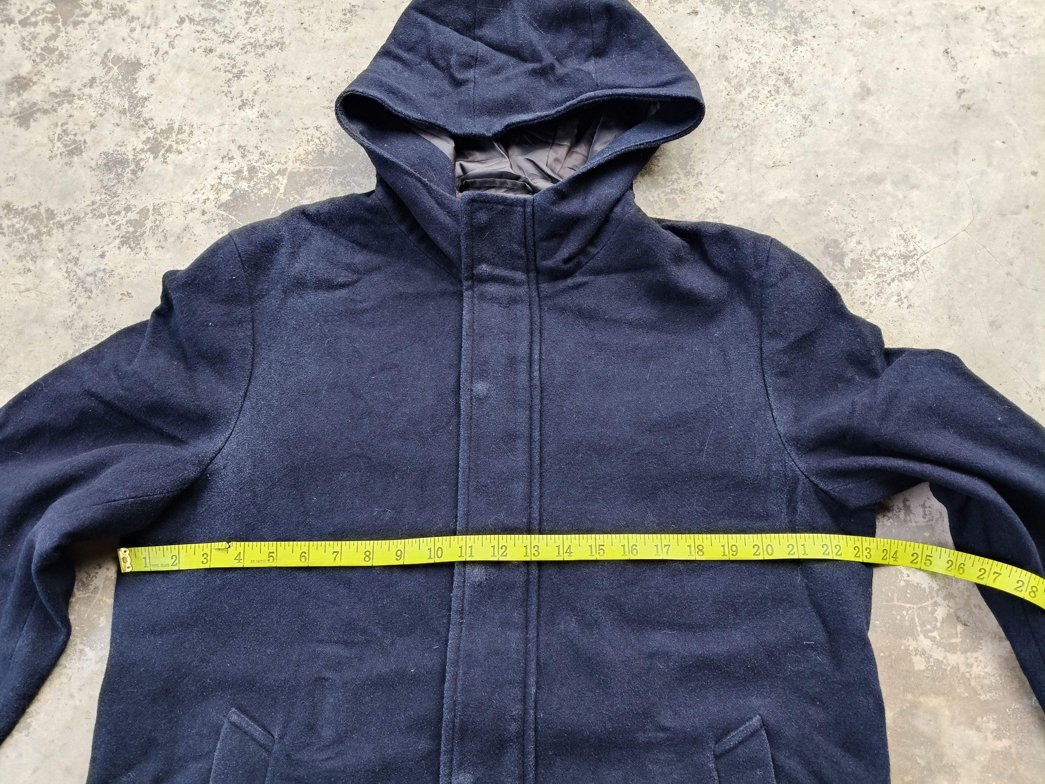 GU GU Wool zipper Long Coat Size US L / EU 52-54 / 3 - 11 Thumbnail