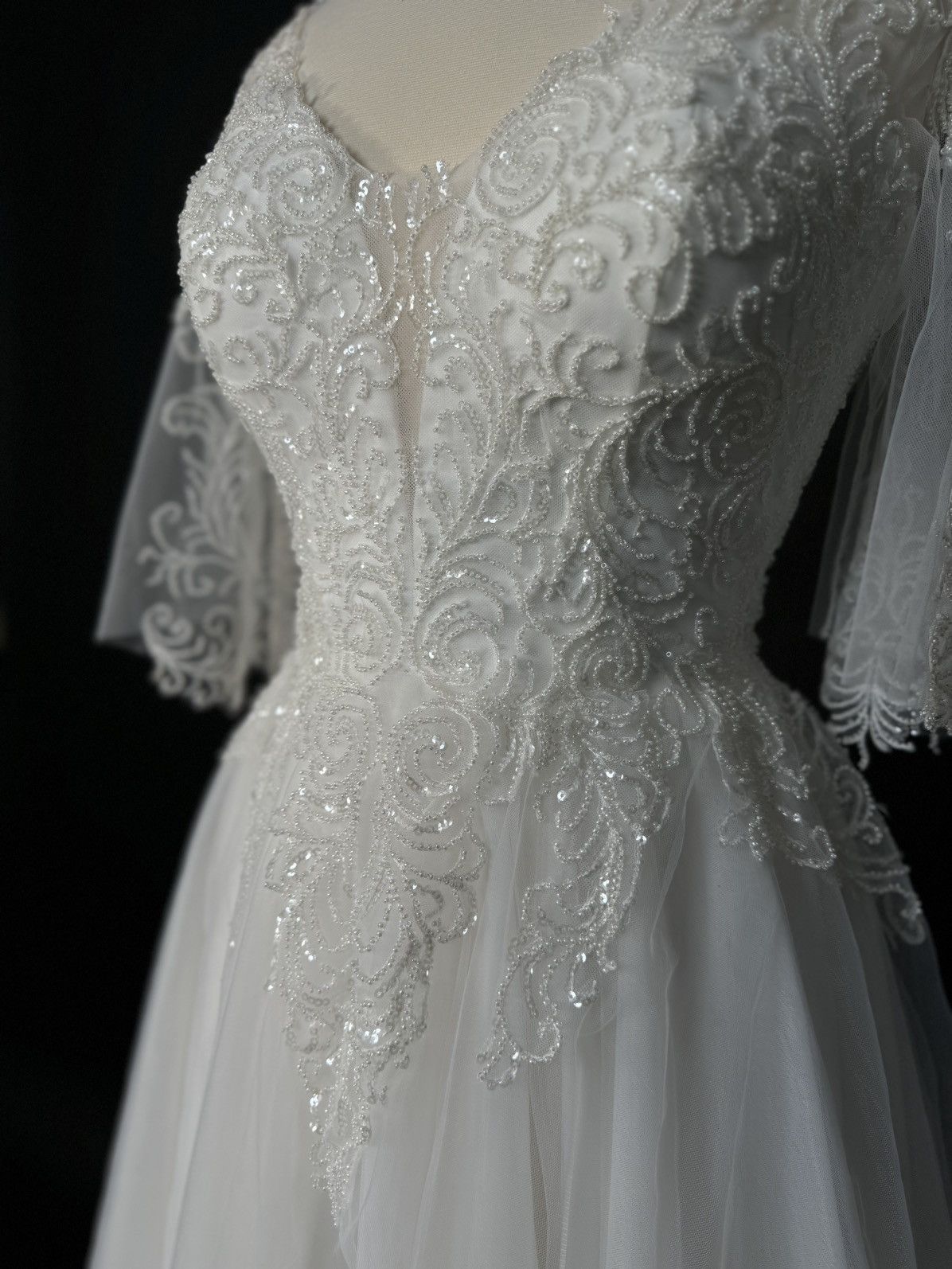 Other Brand New US 10 Anna Augusta Maxi Bridal Gown Size L / US 10 / IT 46 - 5 Thumbnail