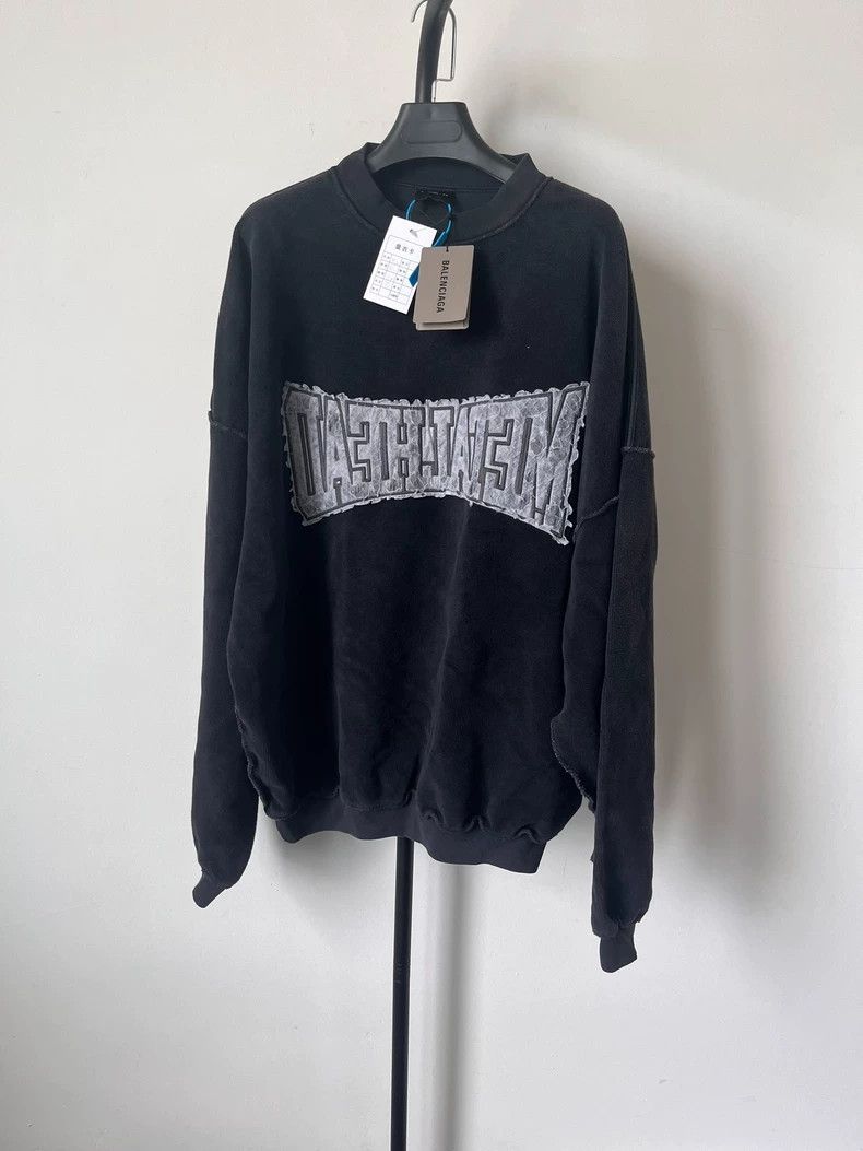 Balenciaga Balenciaga Letter Patch Reversible Two Sided Short Sleeve Size US XS / EU 42 / 0 - 1 Thumbnail