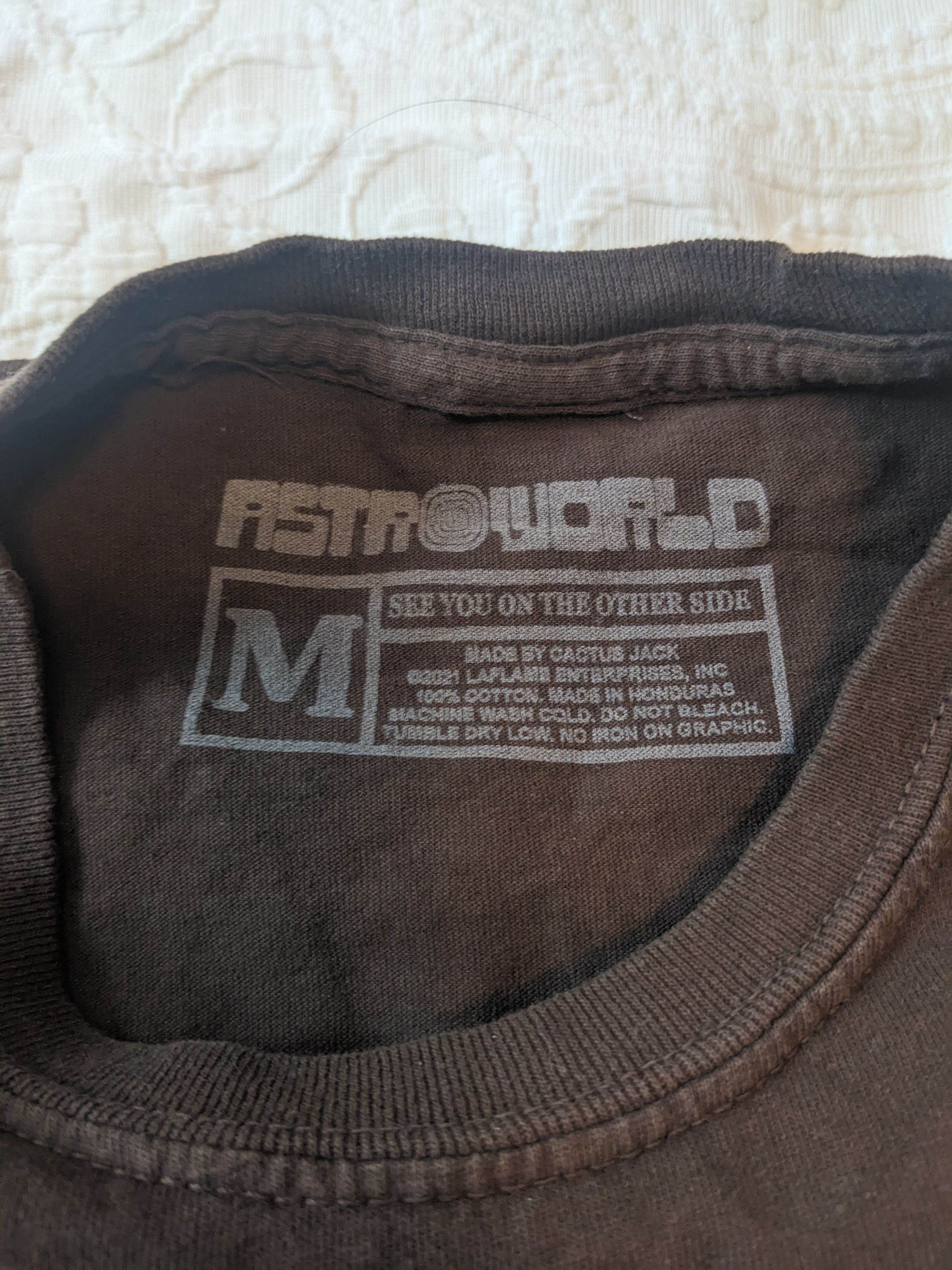 Travis Scott Travis Scott Astroworld Tee - Nov. 5-6, 2021 From Houston Size US M / EU 48-50 / 2 - 3 Thumbnail