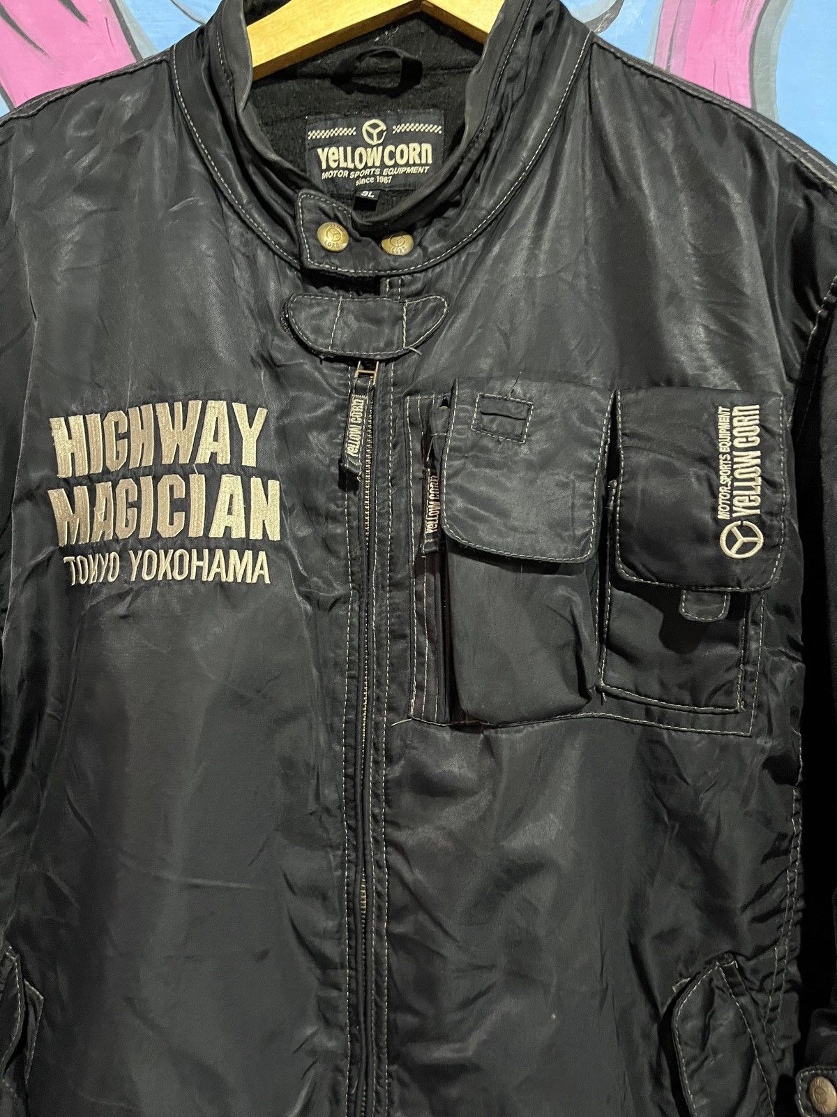 Vintage × YELLOW CORN Very rare Bomber yellow corn Size US XL / EU 56 / 4 - 3 Thumbnail