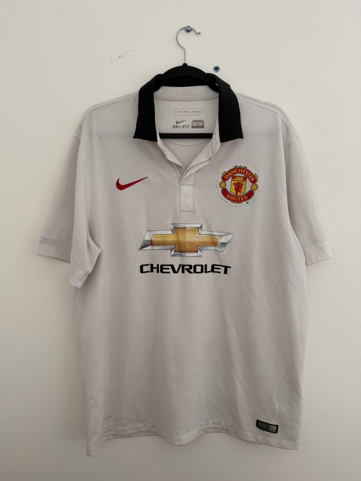 Nike Nike Manchester United 2014 Away Polo Jersey Size US XL / EU 56 / 4 - 1 Thumbnail