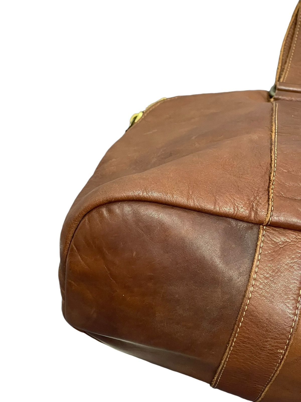 Genuine Leather Full Leather Patina B&Y United Arrows Tote Shoulder Bag 1🟩1 Size ONE SIZE - 16 Thumbnail
