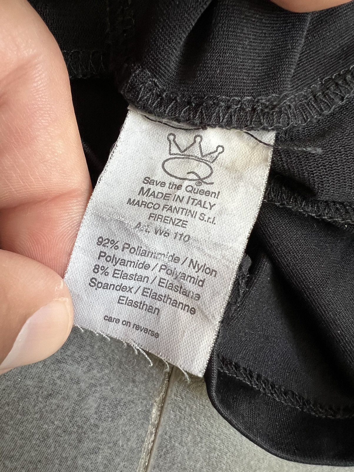 Jean Paul Gaultier × Other × Vintage Vintage Jean Paul Gaultier Save The Queen mesh blouse Size L / US 10 / IT 46 - 11 Thumbnail