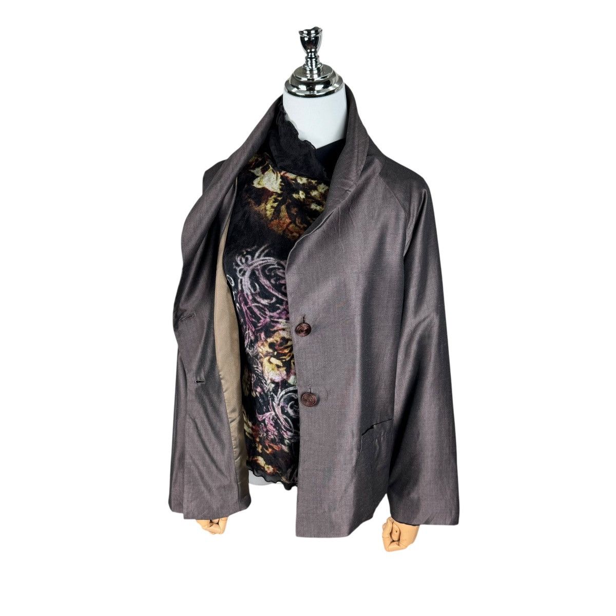 Romeo Gigli 🌟ROMEO GIGLI CROPPED BUTTON JACKET Size M / US 6-8 / IT 42-44 - 5 Thumbnail