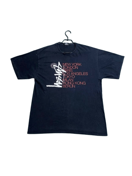 Stussy Vintage Stussy Big Y2K Logo Short Sleeve T-Shirt Size XL Size US XL / EU 56 / 4 - 1 Thumbnail