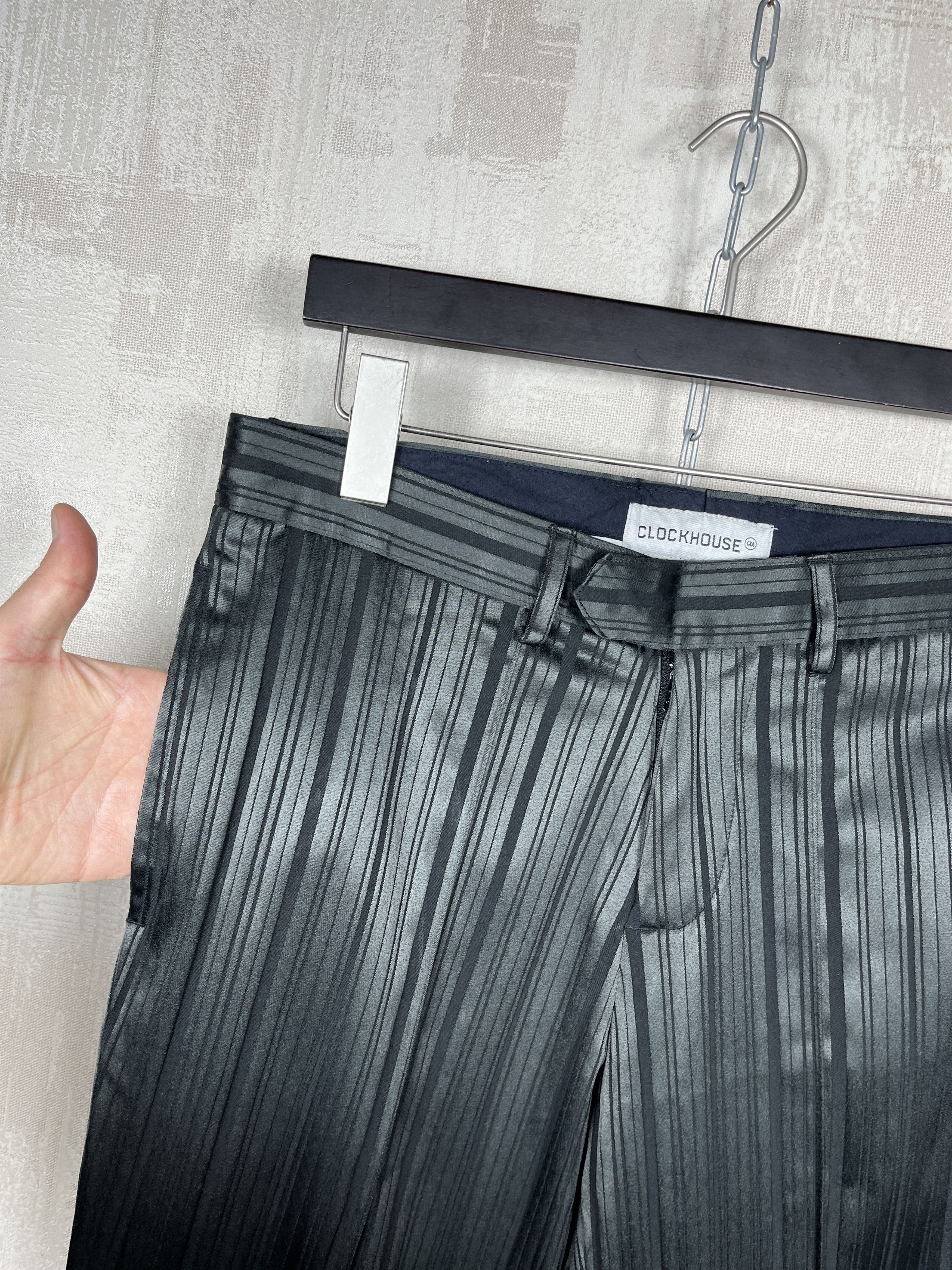 C&A Clockhouse C&A Striped Flared Disco Chino Pants Size US 32 / EU 48 - 7 Thumbnail
