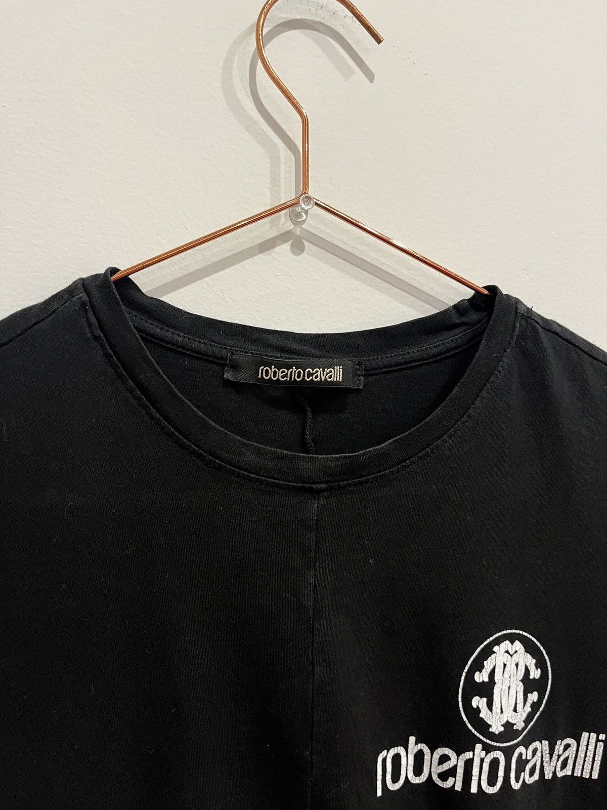 Roberto Cavalli Y2K Roberto Cavalli Cropped T Shirt (unisex) Size US S / EU 44-46 / 1 - 16 Thumbnail