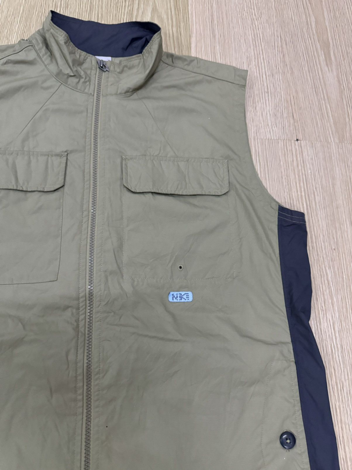 Nike × Vintage Vintage 90’s Nike outdoor vest Size US L / EU 52-54 / 3 - 3 Thumbnail