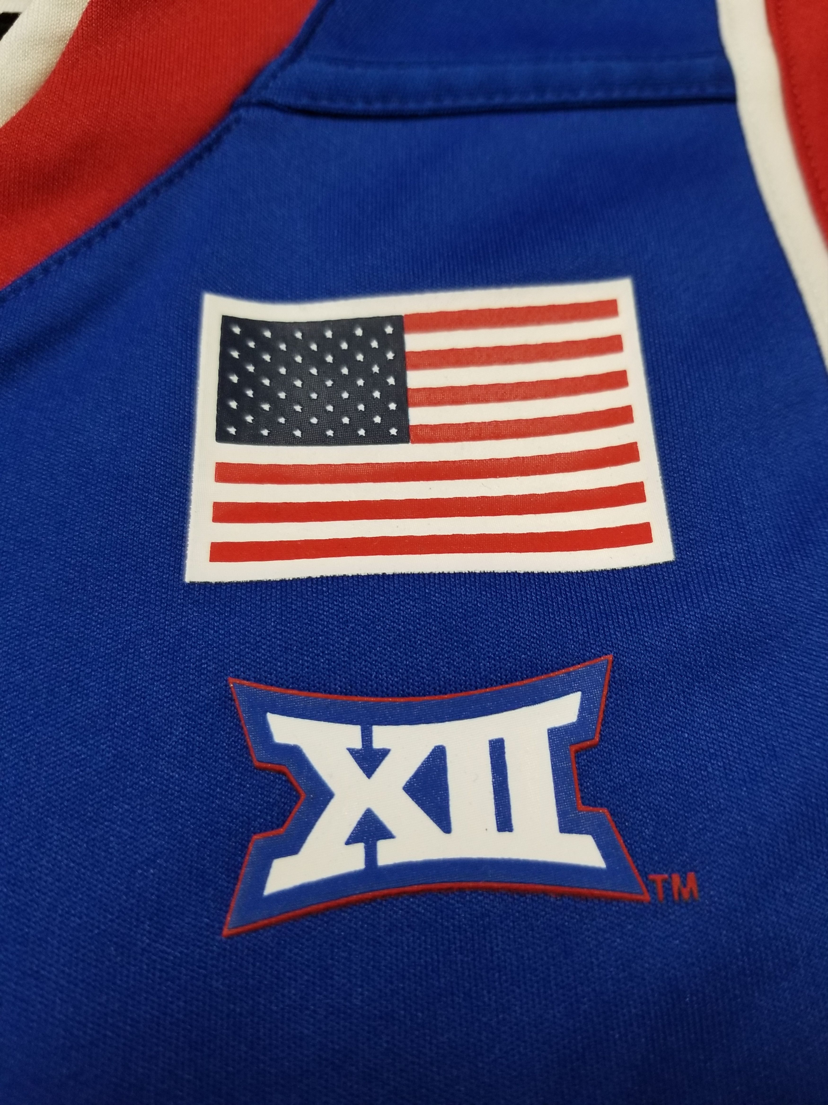 Adidas Kansas Jayhawks NCAA Basketball Jersey Size US XL / EU 56 / 4 - 11 Thumbnail