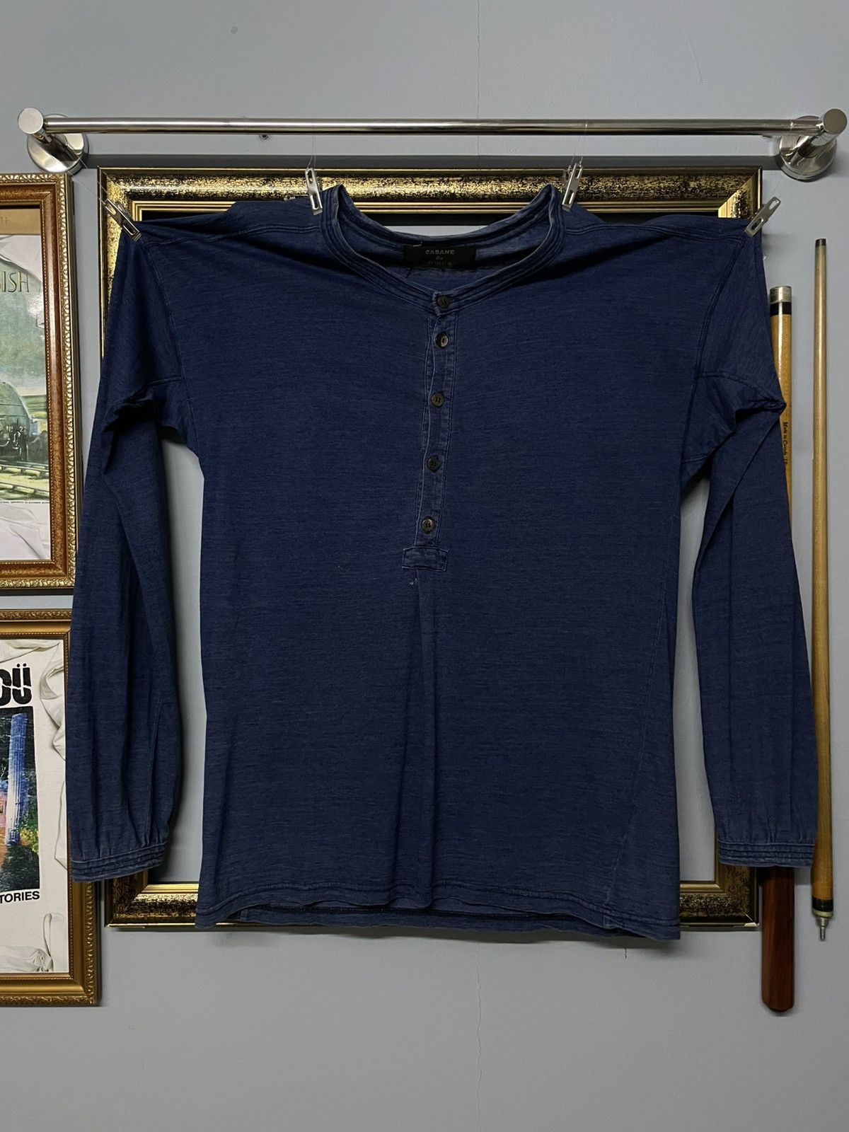 CABANE de ZUCCa Vintage 1990s Issey Miyake Cabane De Zucca Longsleeve Button Size US M / EU 48-50 / 2 - 1 Thumbnail