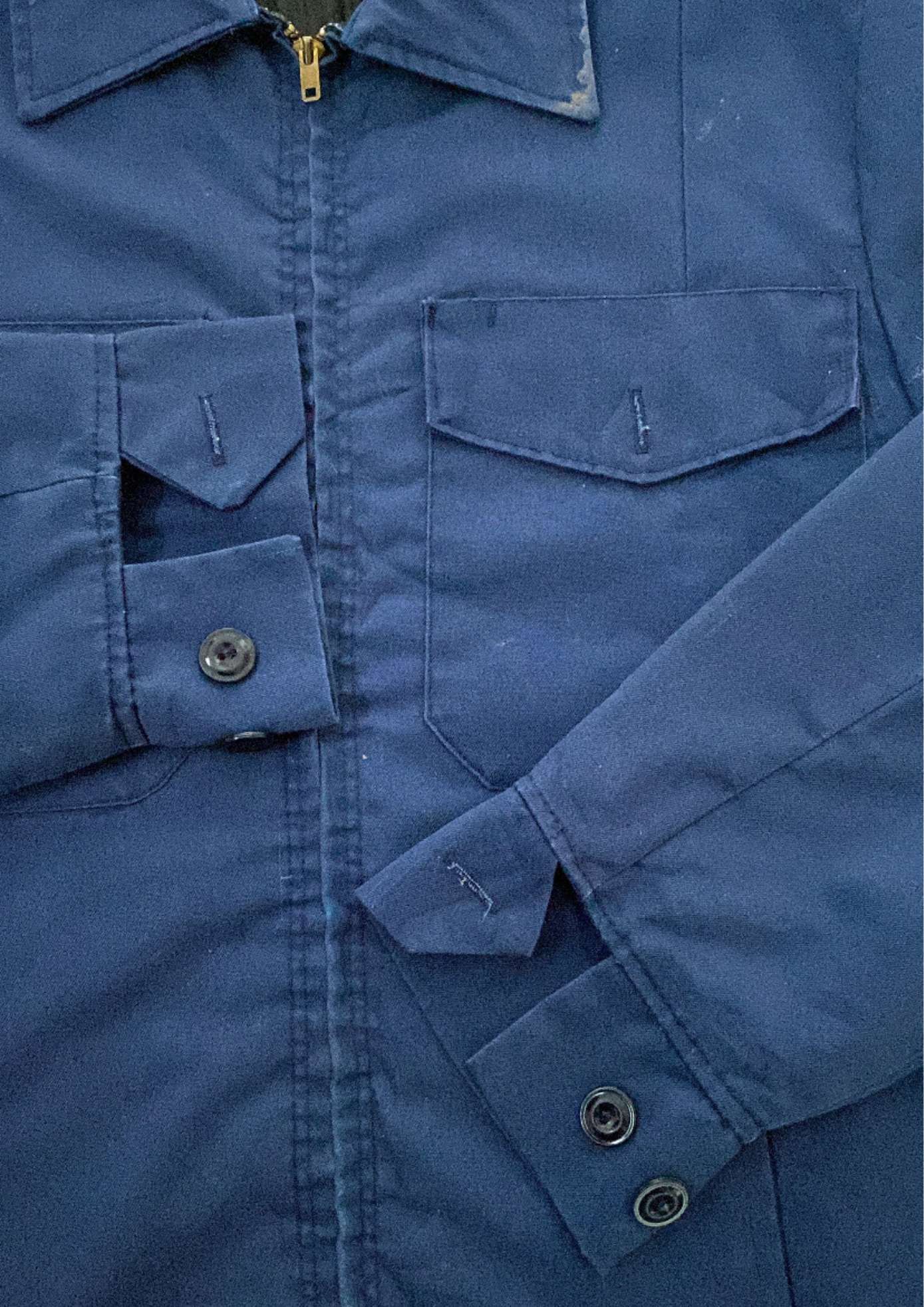 Vintage Vintage Todd Uniform Sun Faded Blue Work Jacket Made in USA Size US S / EU 44-46 / 1 - 4 Thumbnail