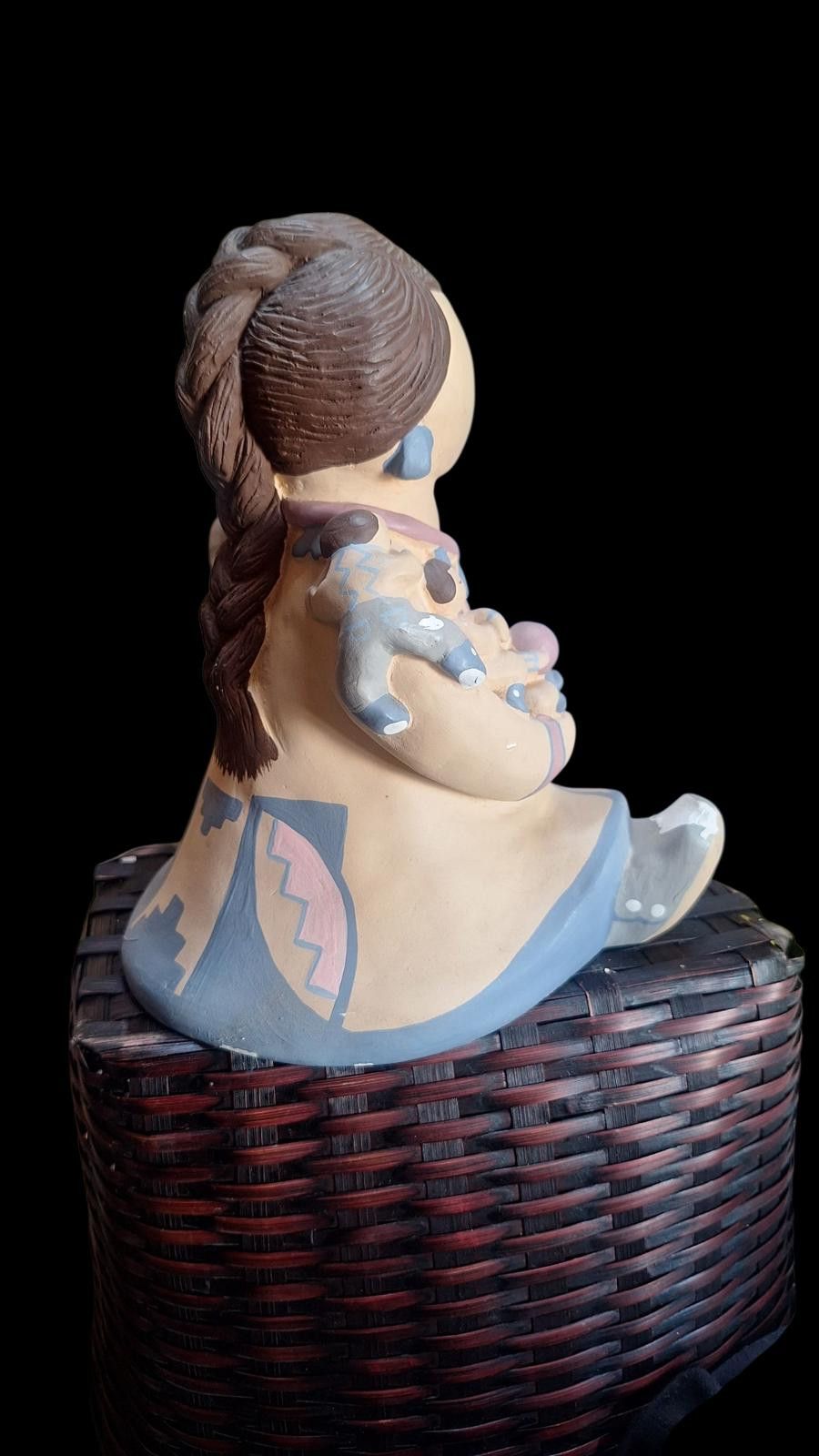 Designer Southwest Traditions Storytellers 8” Clay Figurine Size ONE SIZE - 3 Thumbnail