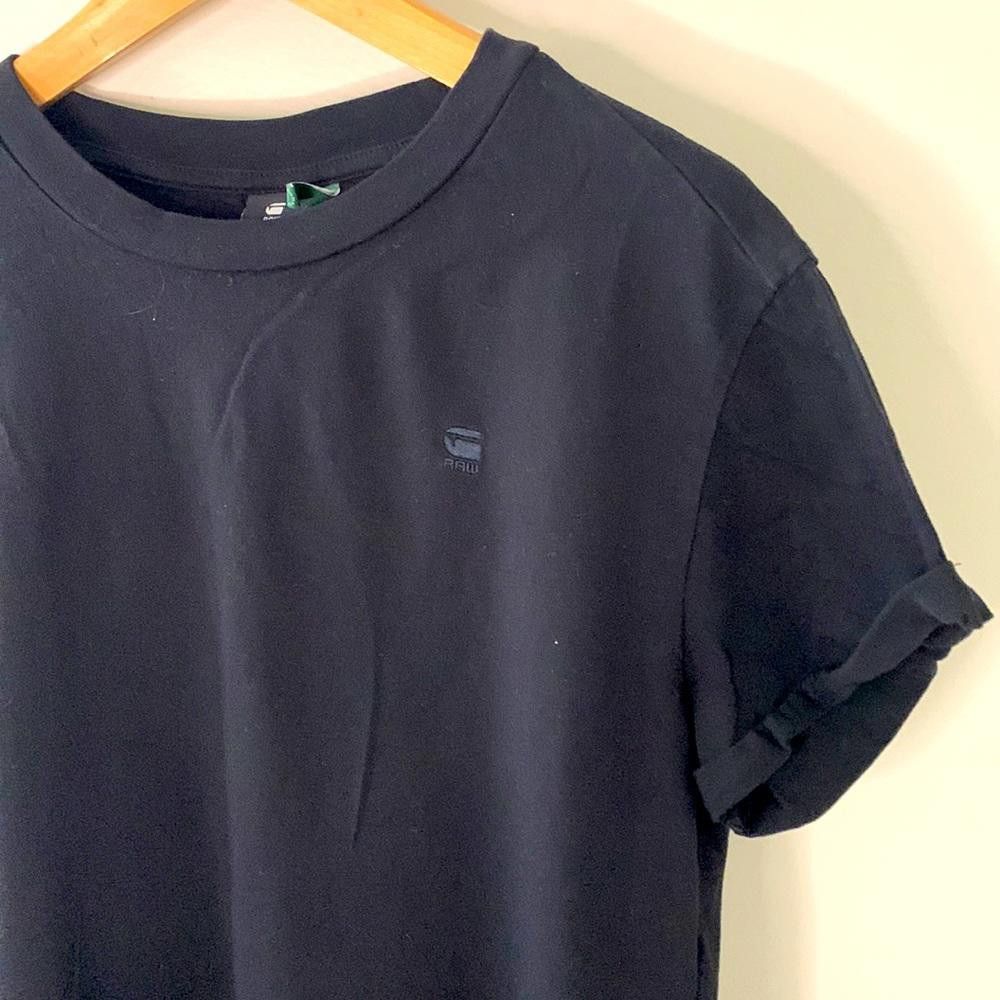 Designer Rolled SS Tee - G-Star RAW - Black - medium - 100% Ctn Size US M / EU 48-50 / 2 - 1 Thumbnail