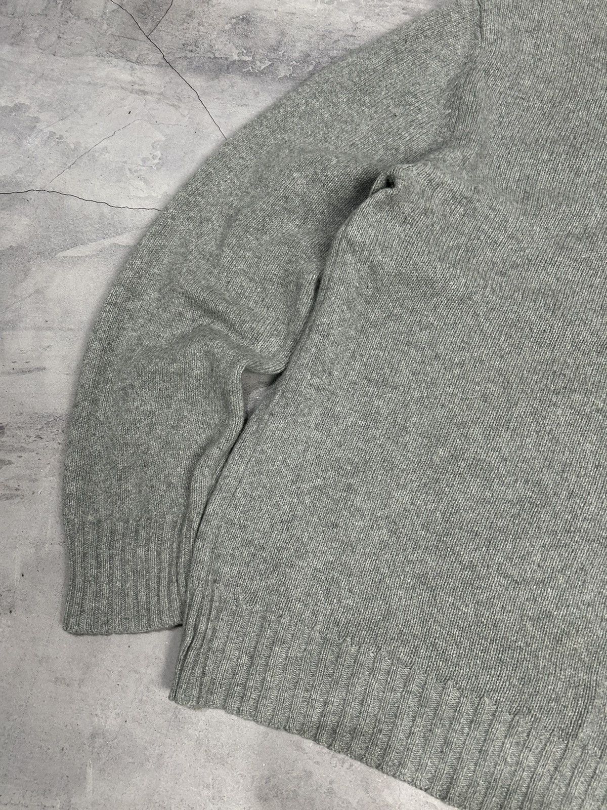 AMI AMI Grey Sweater Merino Cashmere Knit Size US L / EU 52-54 / 3 - 4 Thumbnail
