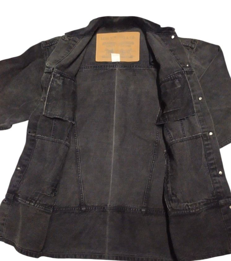 Levi's Vtg x Rare Levis Black Denim Jacket Size US L / EU 52-54 / 3 - 10 Thumbnail